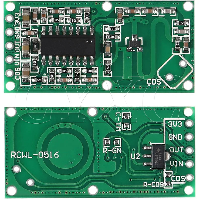 Modul mikrovlnného radarového snímača pohybu RCWL-0516, balenie 10 ks
