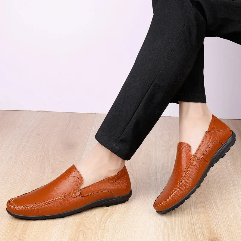 Men's Business Casual Leather Loafers