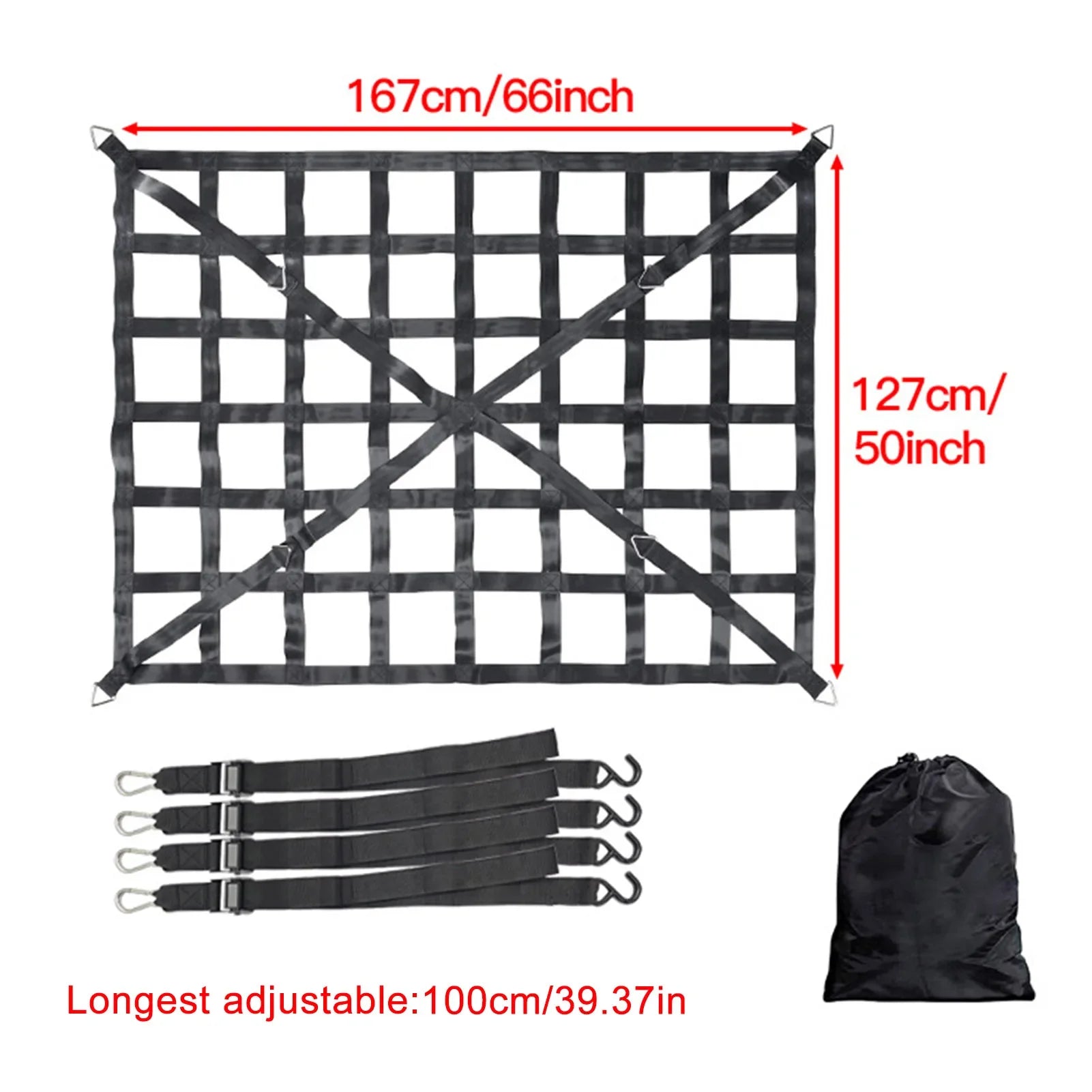Heavy Duty Roof Rack Cargo Net