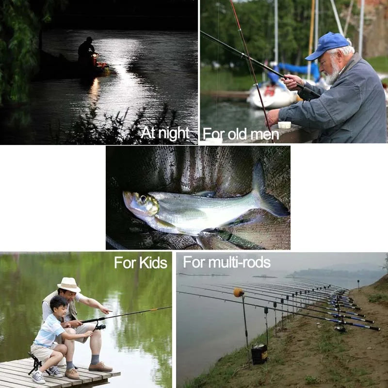 Clip-On Fishing Bite Alarm with LED