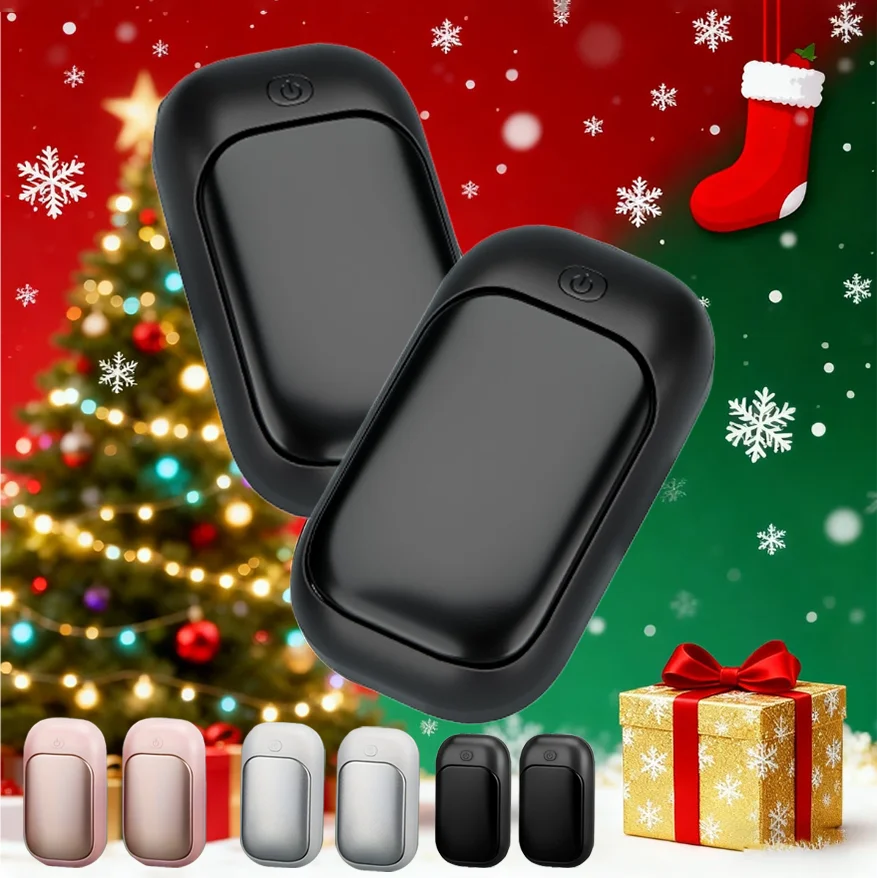 Magnetic Rechargeable Hand Warmer 2-Piece Set