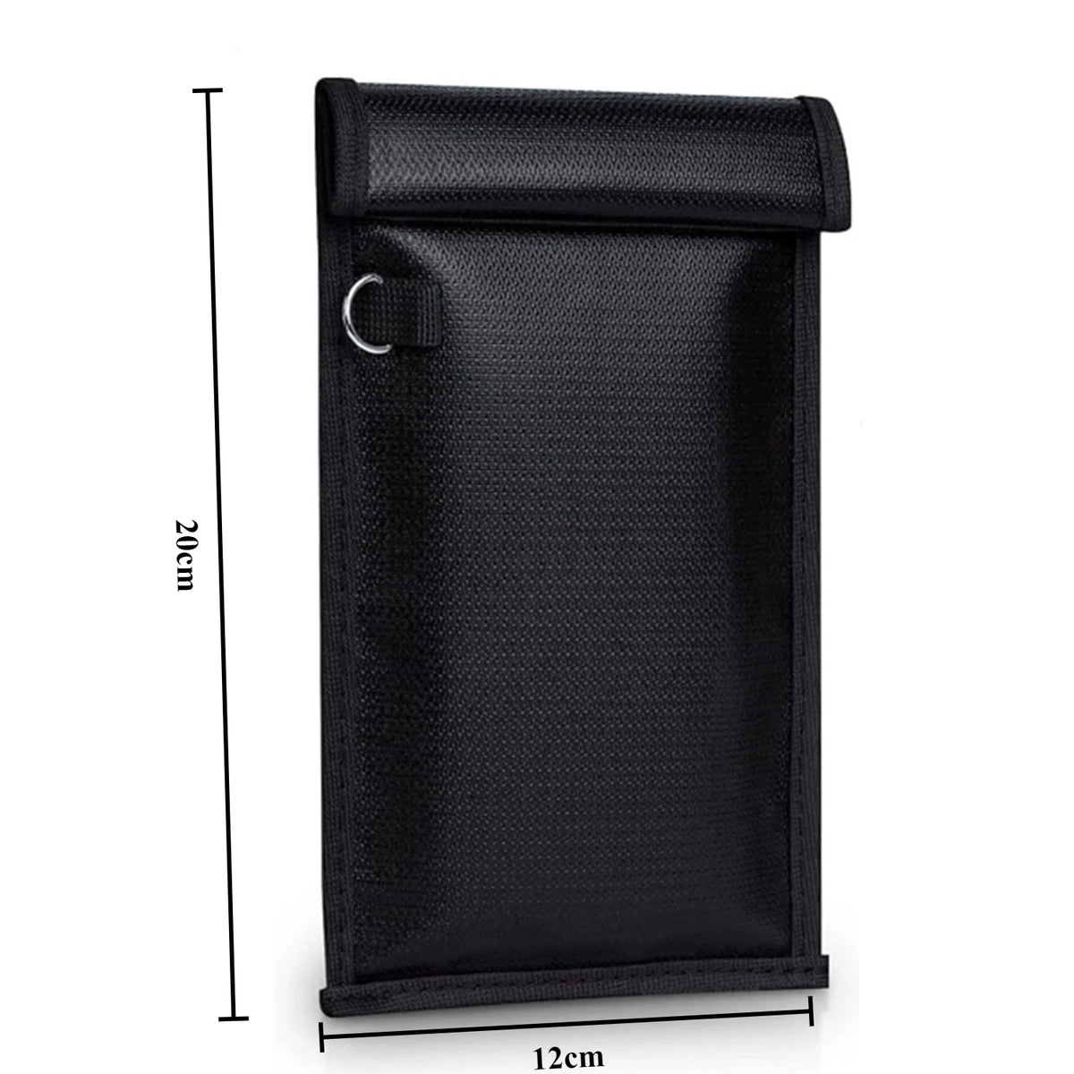 Car Key Signal Blocker Bag Waterproof Fireproof RFID Blocking Pouch Faraday Bag for Car Keys Phone Wallet Anti-Theft Protection