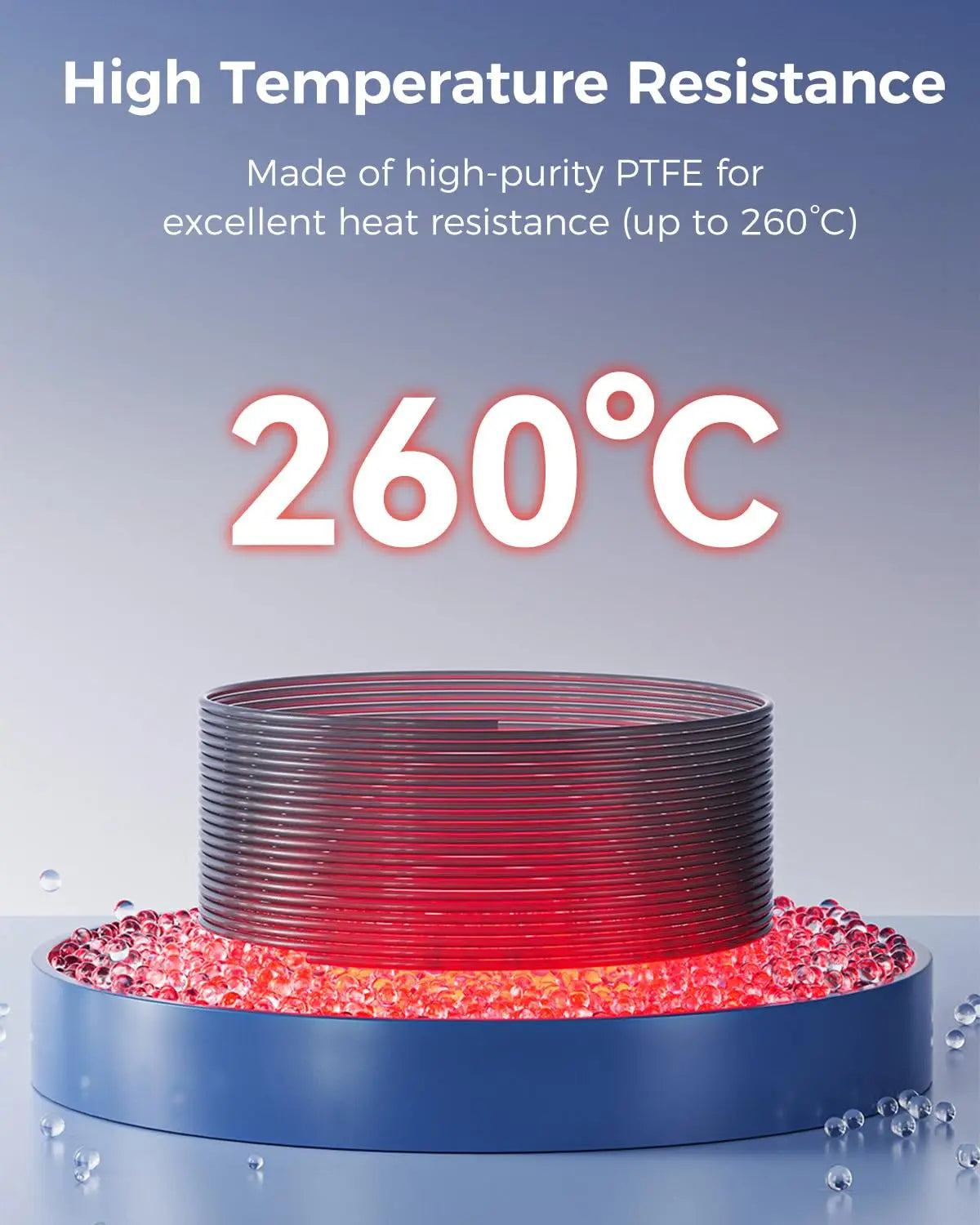Upgraded Low-Resistance Star Shaped Materials PTFE Tube4mm OD Teflonto Ultra-Smooth Flow DIY 3D PrinterFor BambuLab AMS Creality