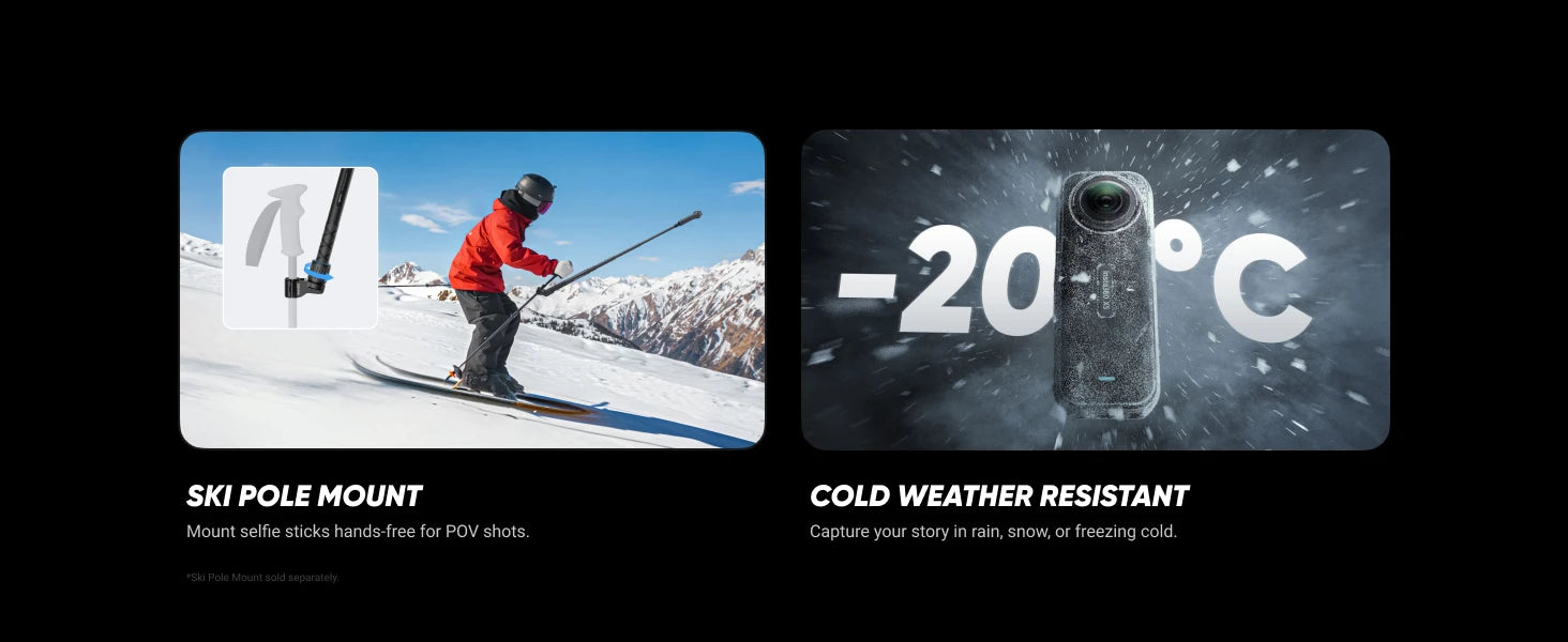 Insta360 X5 Camera 8K Waterproof 360° Action Cam