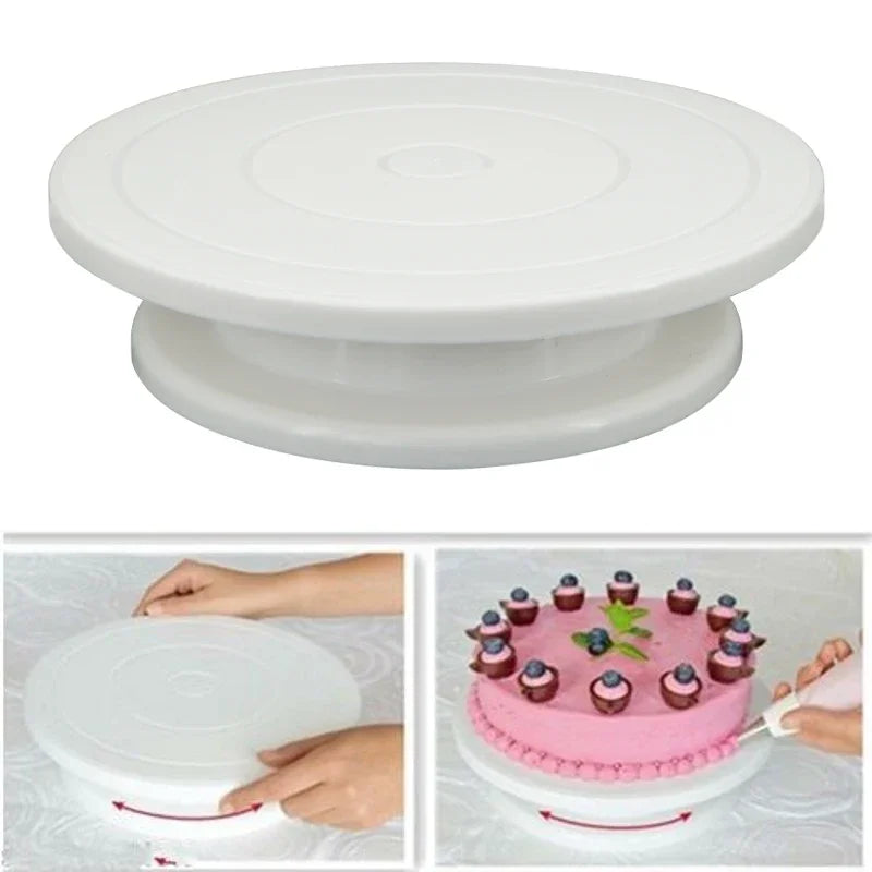 Rotating Cake Decorating Turntable, Set Options