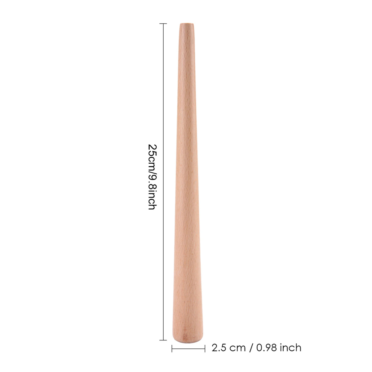 Mandril de madera para hacer anillos, herramienta para dar forma y pulir anillos y joyas, para joyeros