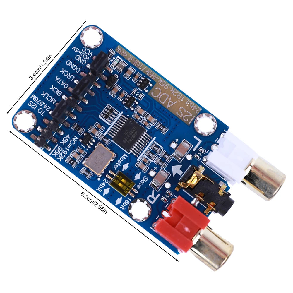 WM8782S Stereo Audio ADC - I2S Output Module