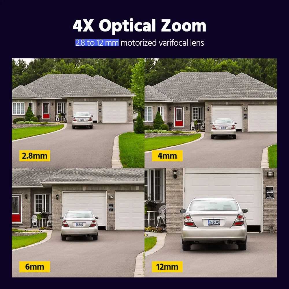 ANNKE 4K Outdoor Bullet Camera with 4X Optical Zoom
