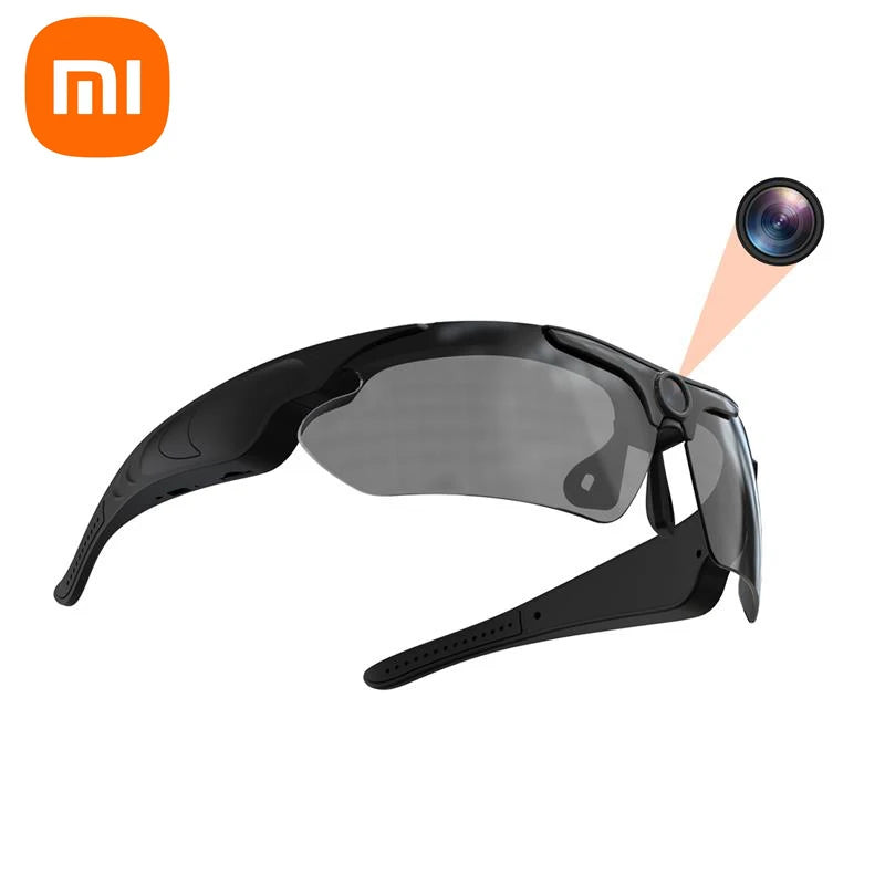 Xiaomi New Sunglasses With 1080p High-definition Mini Camera Smart Glasses Cycling Recorder Outdoor Sports Recording Goggles 