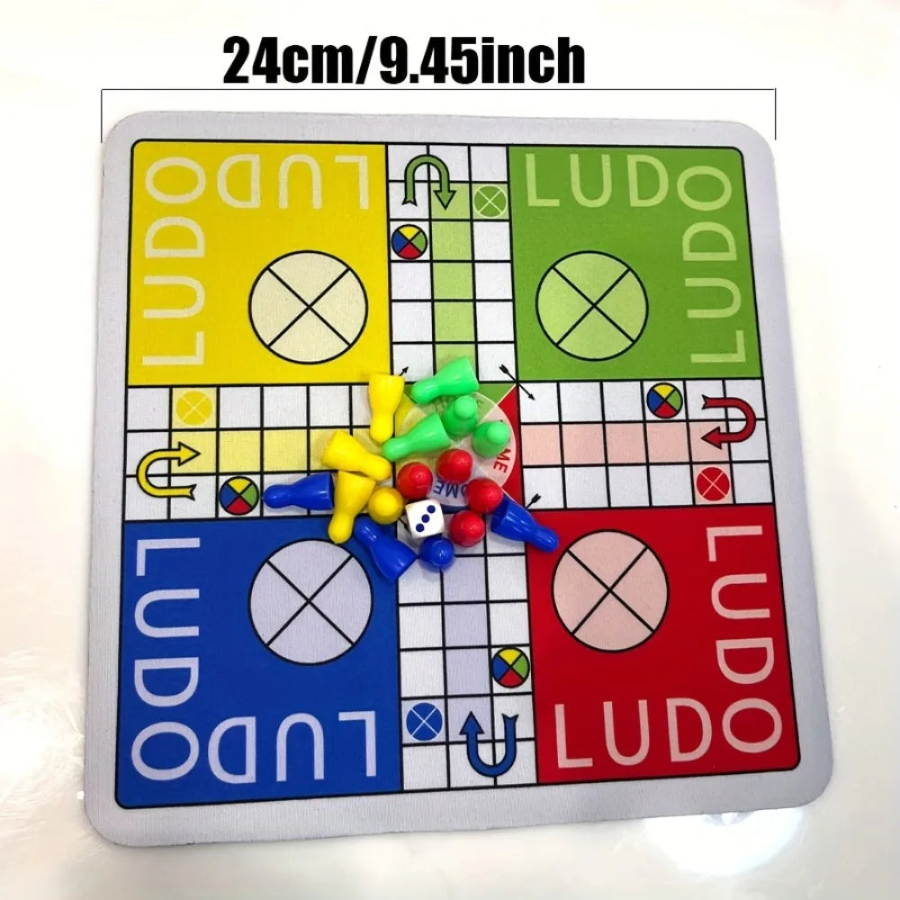 Gioco da tavolo Ludo con pezzi e dadi