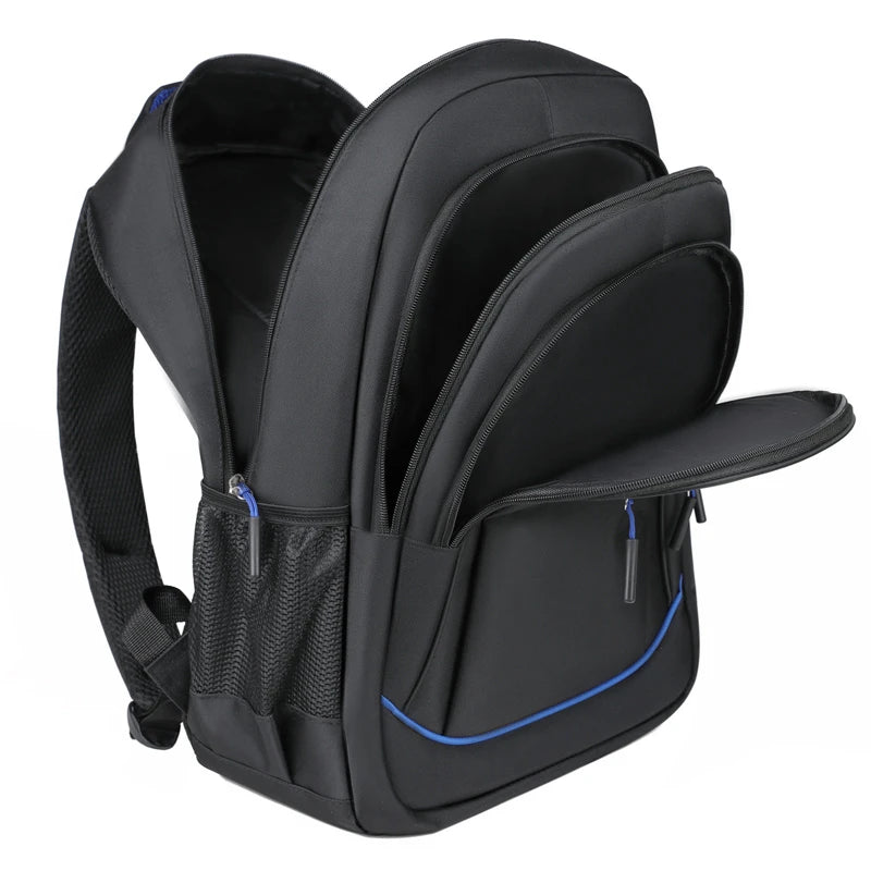 Mochila de viagem em tecido Oxford com compartimento para portátil