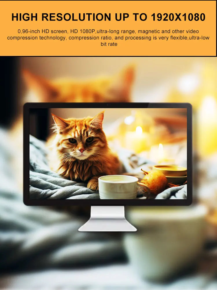 HD 1080P Pet Collar Camera with 170° Wide Angle Recording