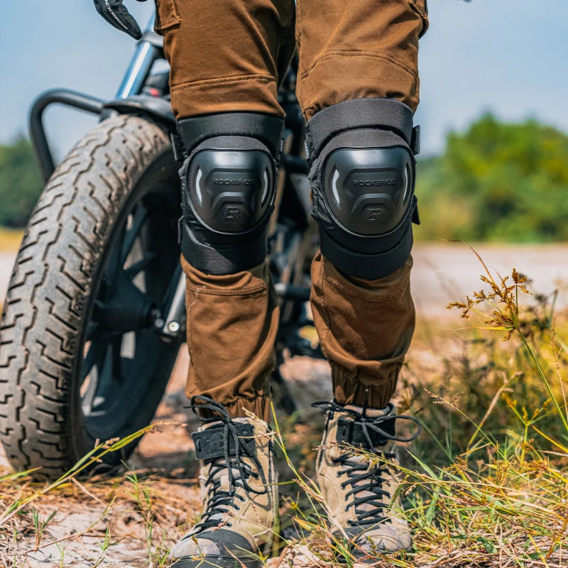 Chrániče kolen na motorku a kolo, nárazuvzdorné a proti pádu