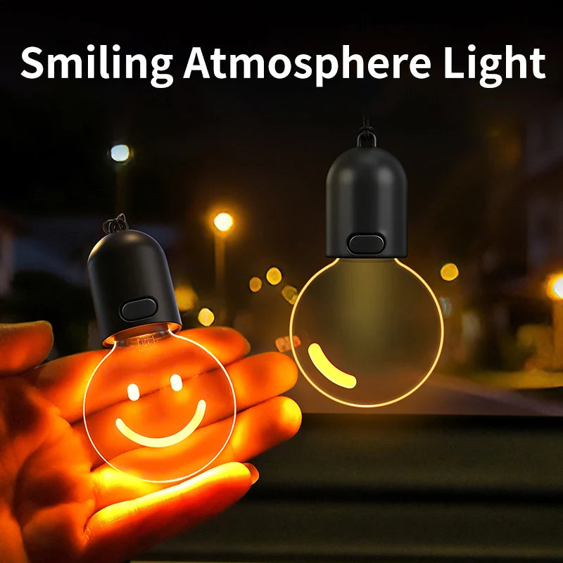 Car Interior Light Pendant, Bulb or Smile Design