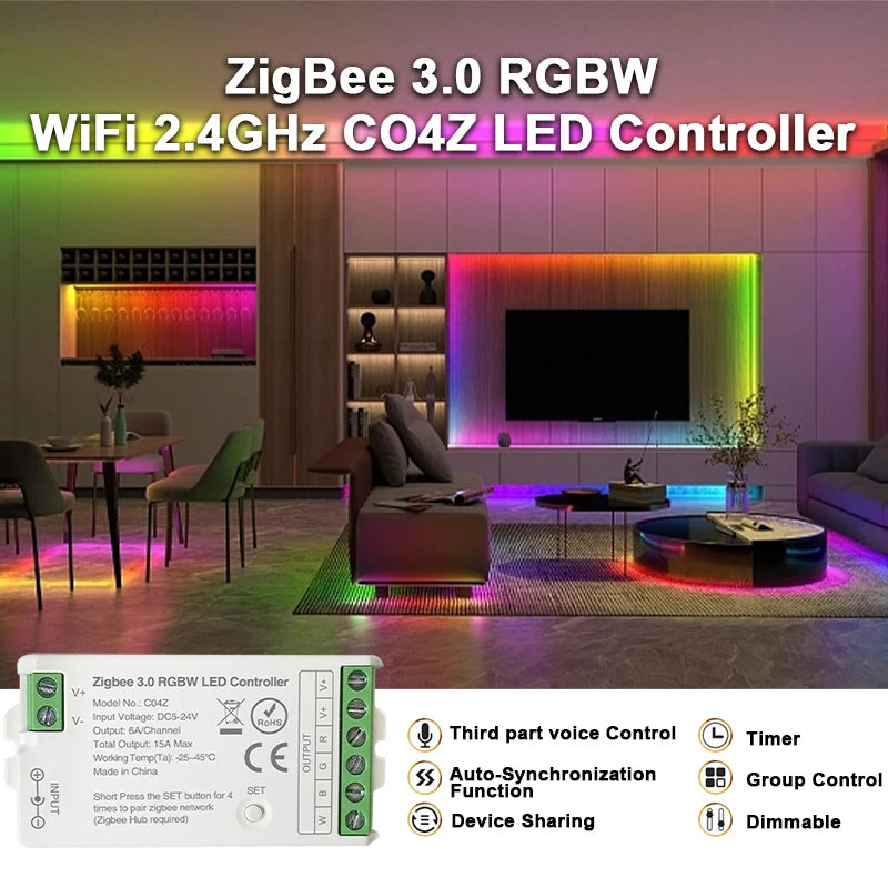 Zigbee 3.0 LED Strip Controller - Channel Options