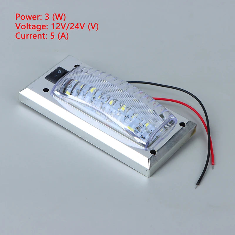 Wewnętrzna lampka LED do czytania 12-24 V