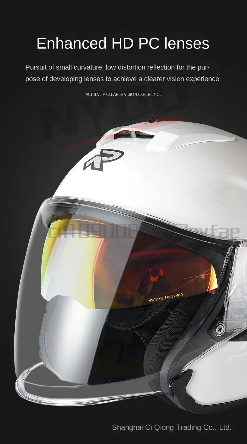 Ryzen RO-5 Unisex Half Motorcycle Helmet