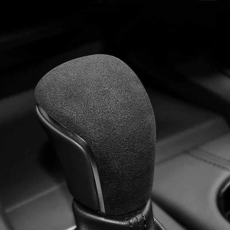 Pre Toyota Corolla 2019-2024 Auto interiérové doplnky semišové kožené gombík reverz Cover páčka radiacej polohy, ovládanie, lišta, horná výstelka