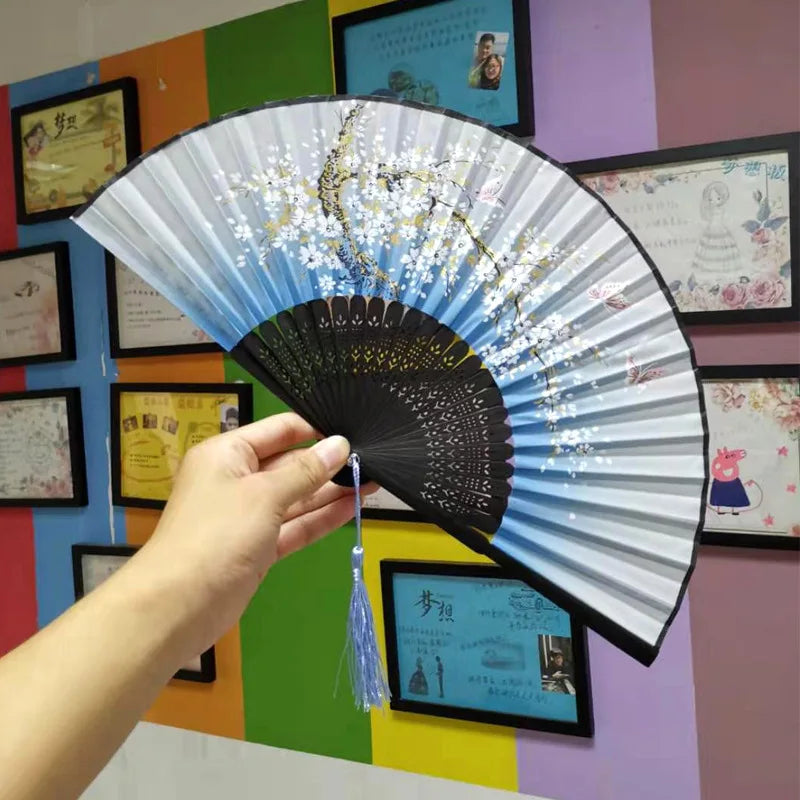 Folding Bamboo Hand Fan in Chinese Style