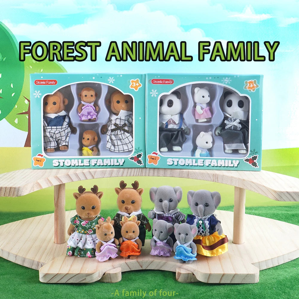 Poseable Miniature Animal Dolls, Boxed Options