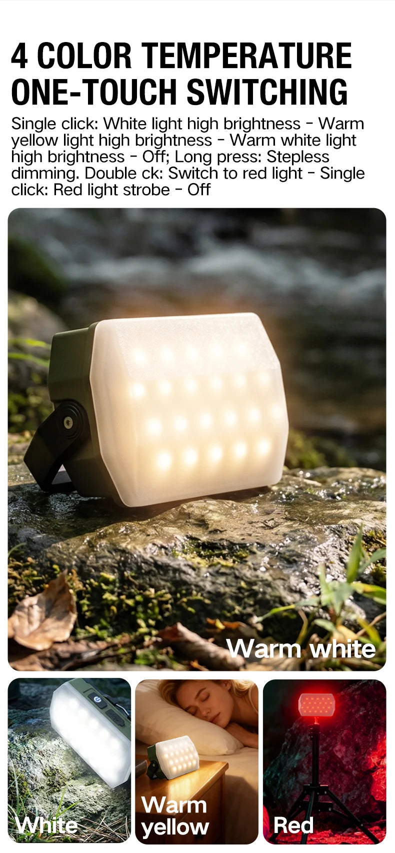 Rechargeable Camping and Work Lantern