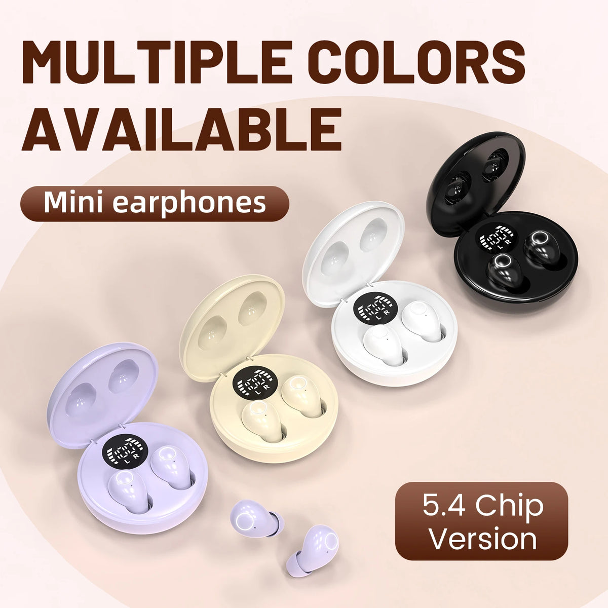 Ultra Small Invisible Wireless Bluetooth Earbuds