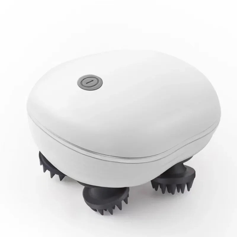 Elektryczny masażer skóry głowy z terapią światłem czerwonym