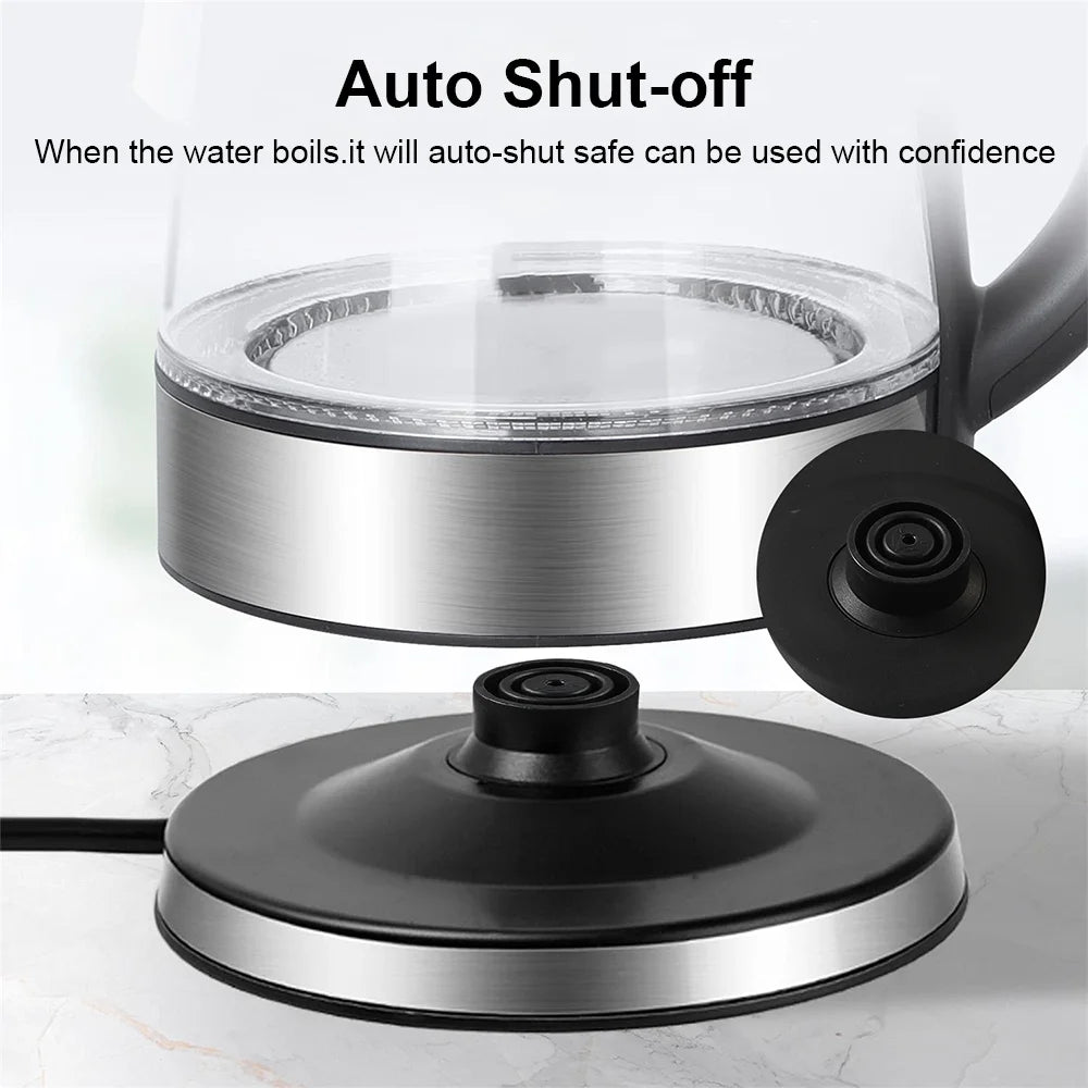 2L Glass Electric Kettle with Fast Heating