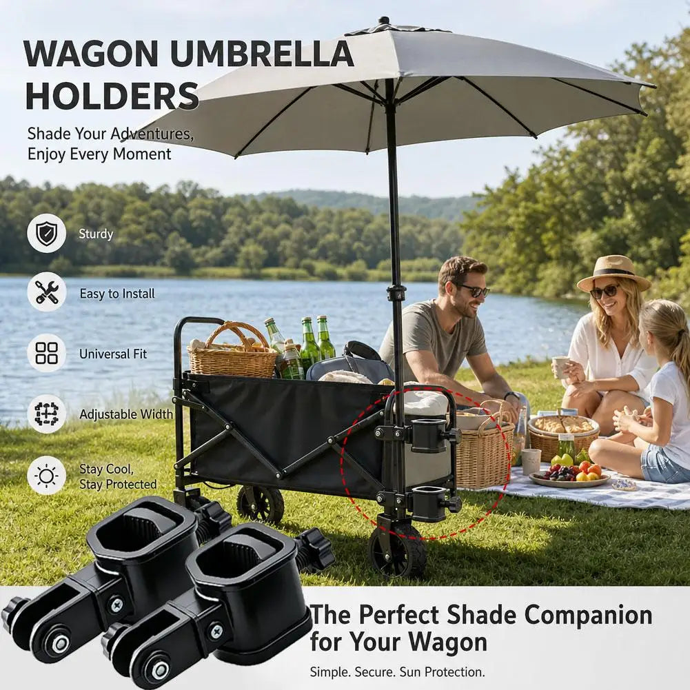 Outdoor-Camping-Auto-Regenschirm-Ständer Zubehör Festklemmen Trailer-Anschluss Universal-Link Angel-Ausrüstung Camping-Reisebedarf