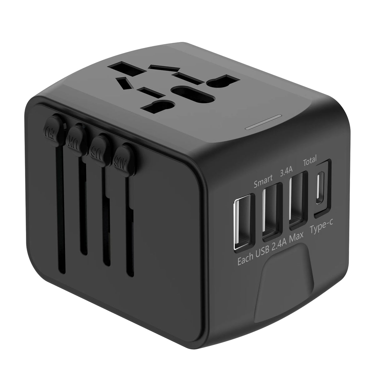 Universal Travel Adapter with USB Charging Ports