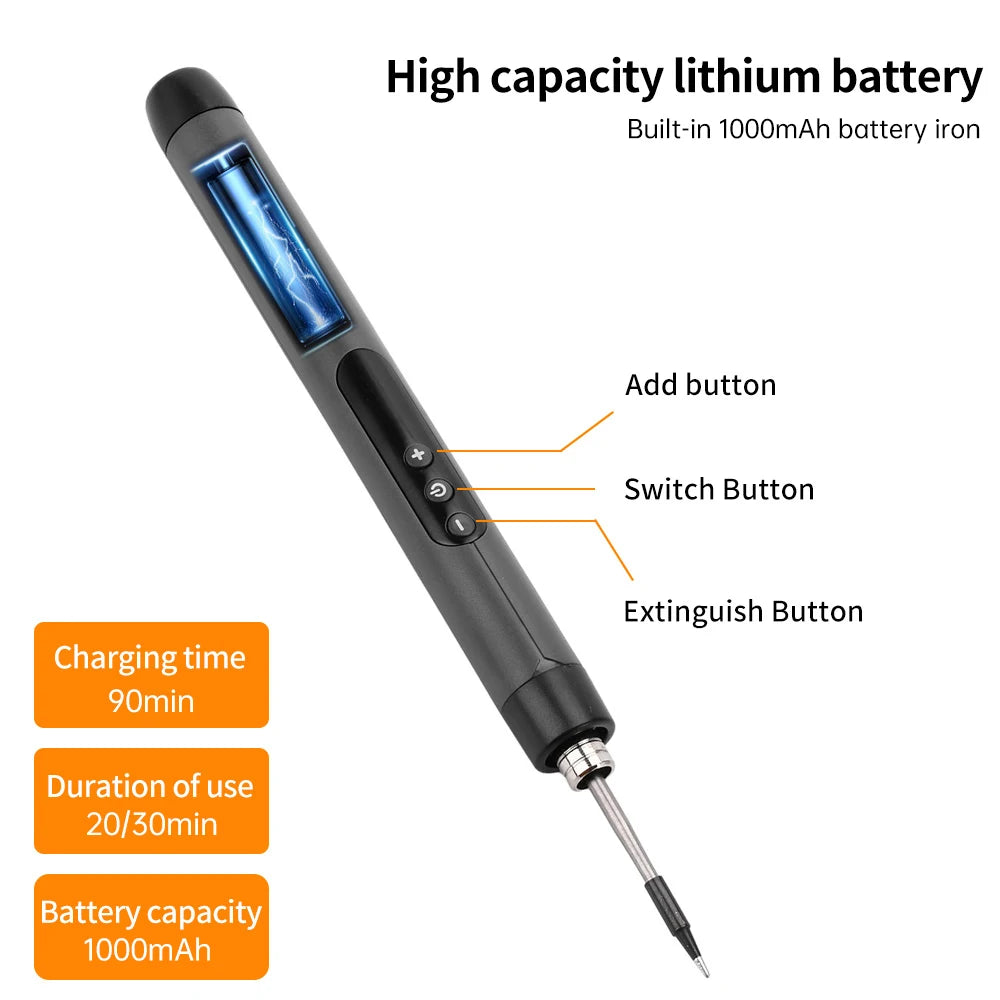 Cordless USB Soldering Iron - Sets and Tips