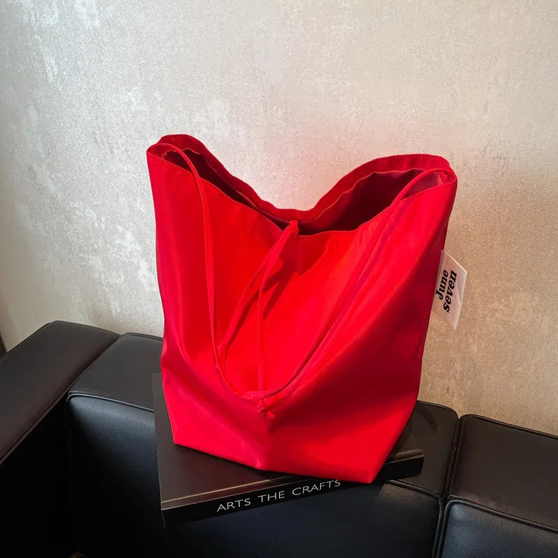 Torba na ramię BB-291 z nylonu, z otwartą kieszenią