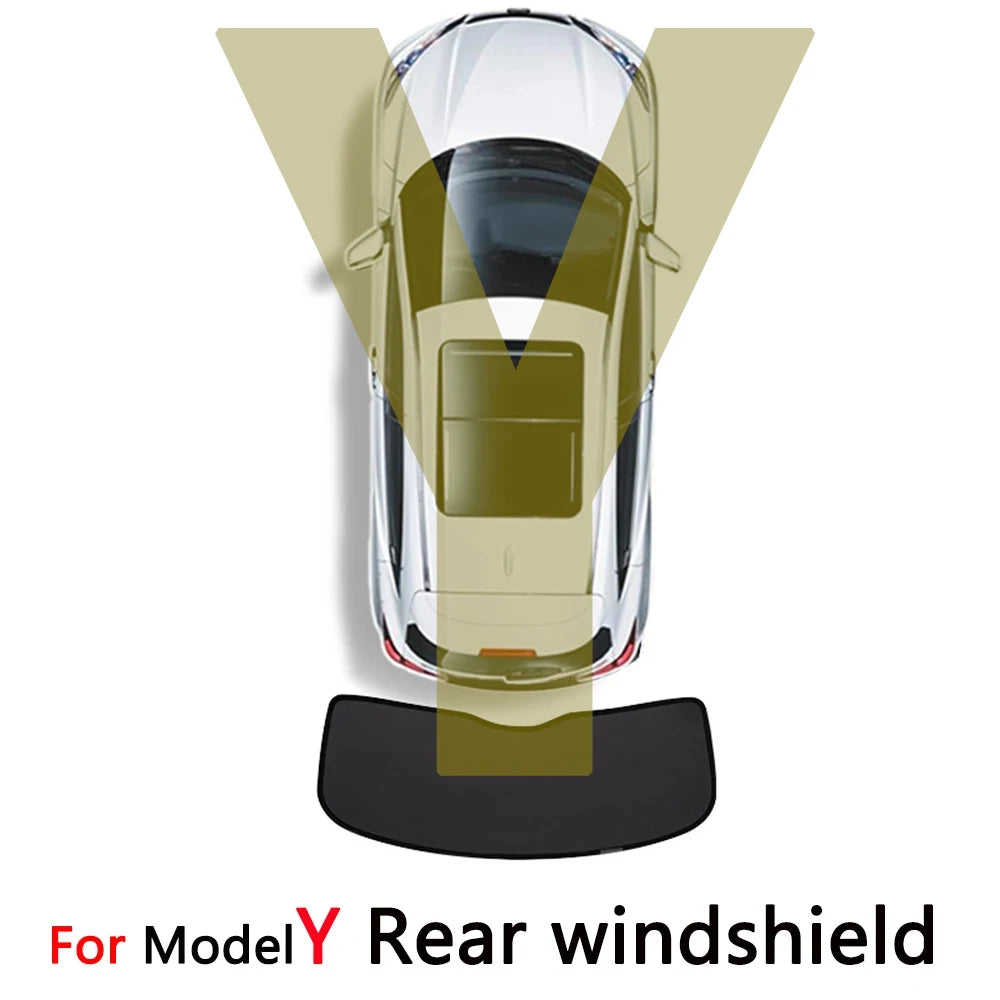 Vehicle Window Sunshades for Model 3 and Model Y – Options