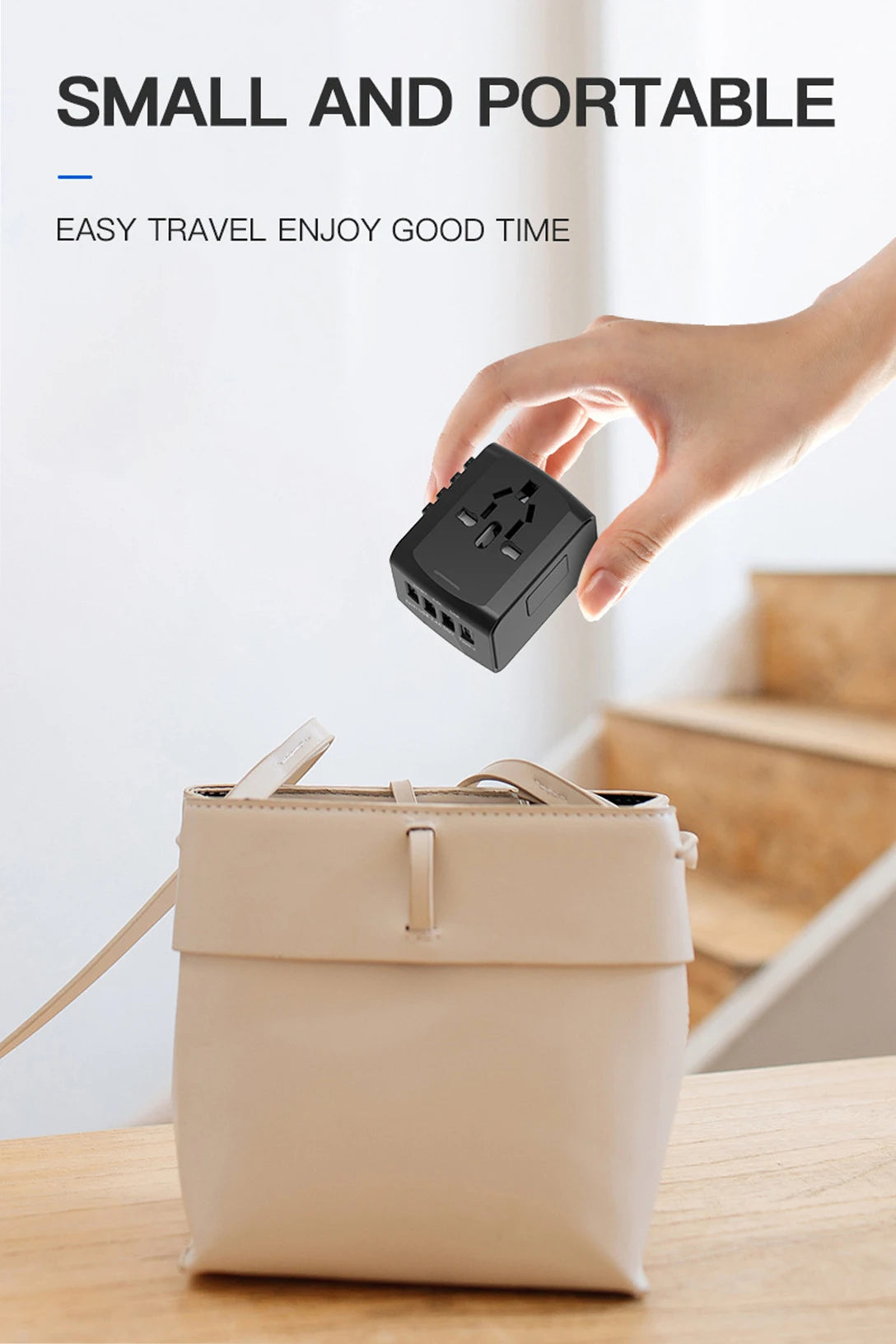 Universal Travel Adapter with USB Charging Ports