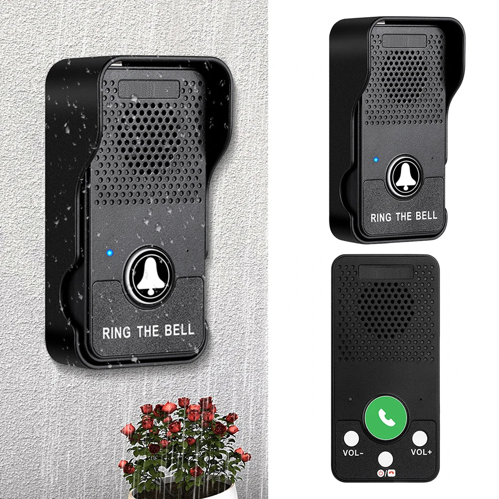 Wireless Intercom Doorbell with 2-Way Audio and 500m Range