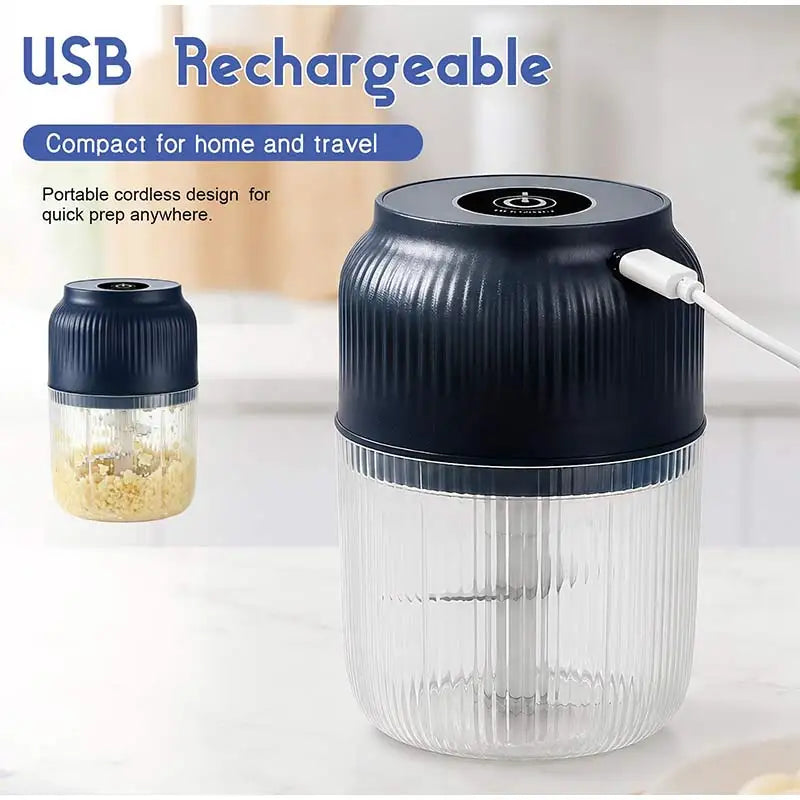 USB-Rechargeable Cordless Mini Food Chopper