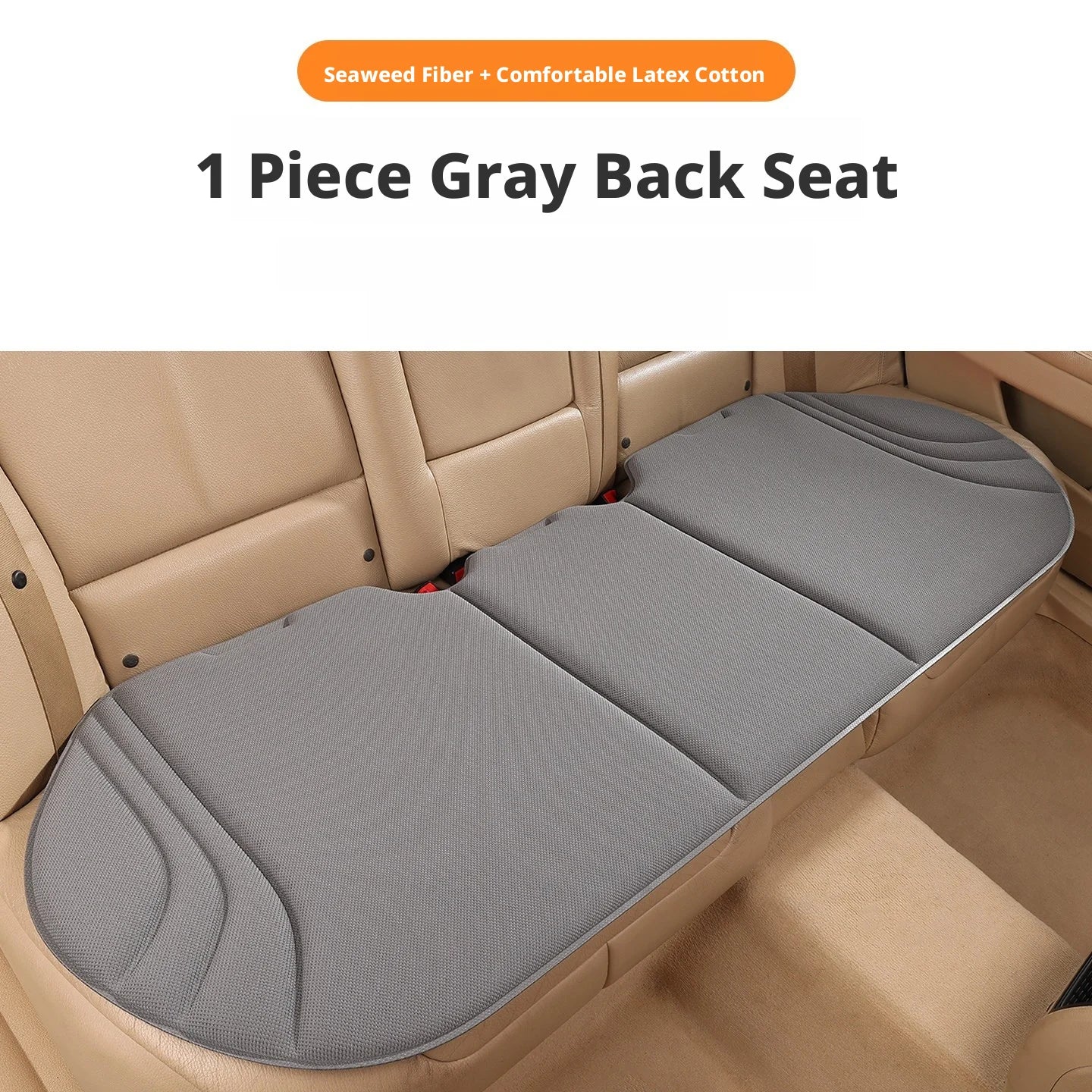 Breathable Car Seat Cushion with Latex Support