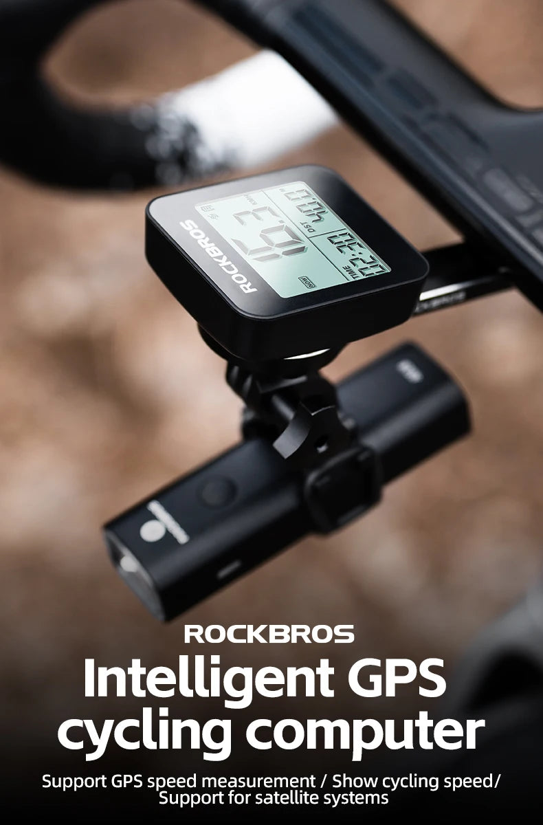 GPS Bike Computer with Speed, Odometer & 20H Battery Waterproof