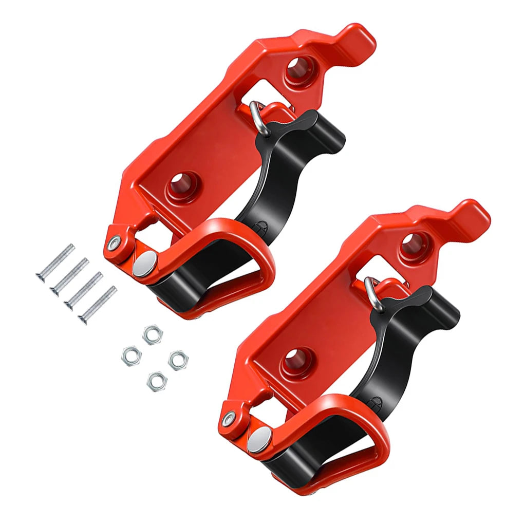 2STÜCK Shovel Halter Für Dachgepäckträger Halter Shovel Halter Halterung Wandmontage Strapazierfähig Orange
