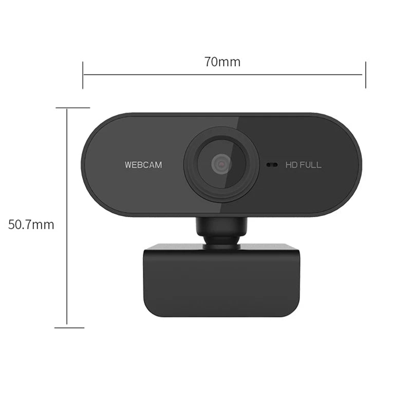 1080P USB Webcam with Autofocus for Calls and Live Streaming