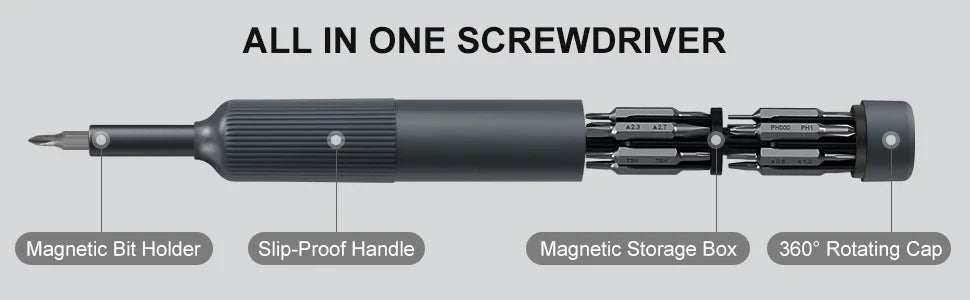 27-in-1 Pen-Style Precision Screwdriver