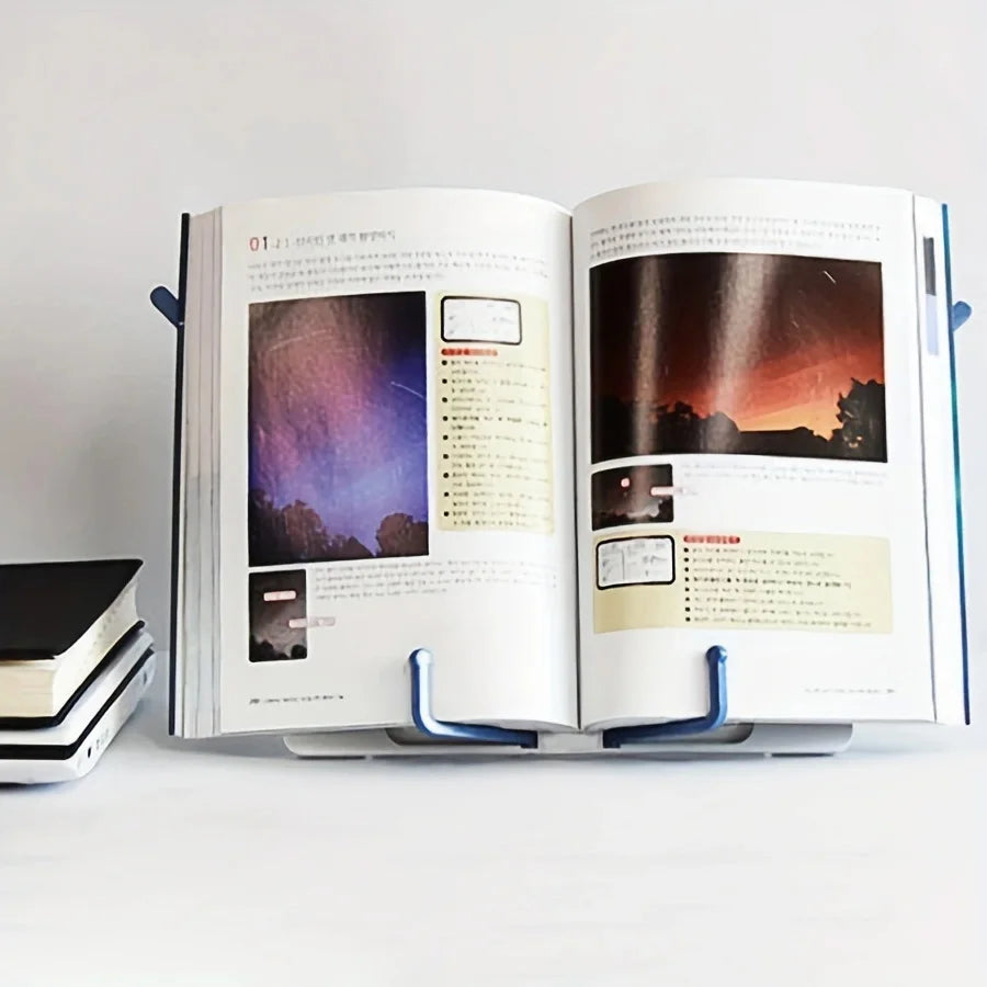 Adjustable Reading Stand with Page Arms