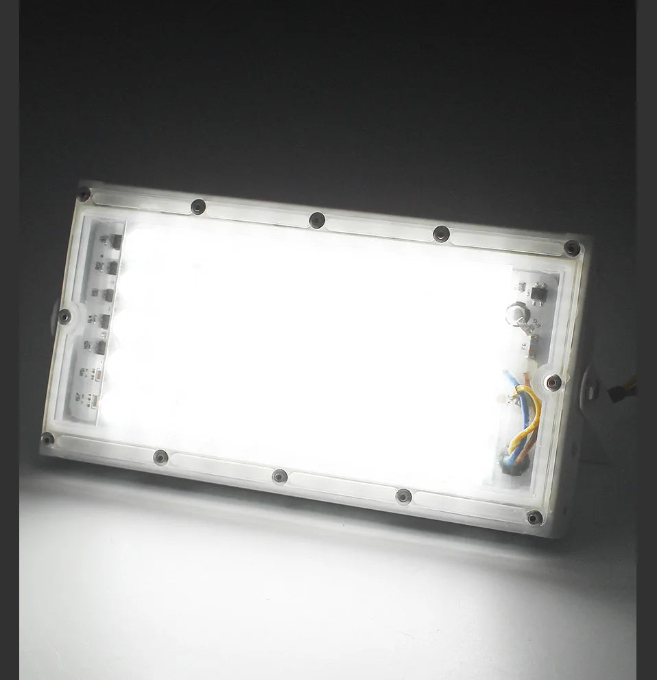 12 V DC LED-projektør med koldt hvidt lys