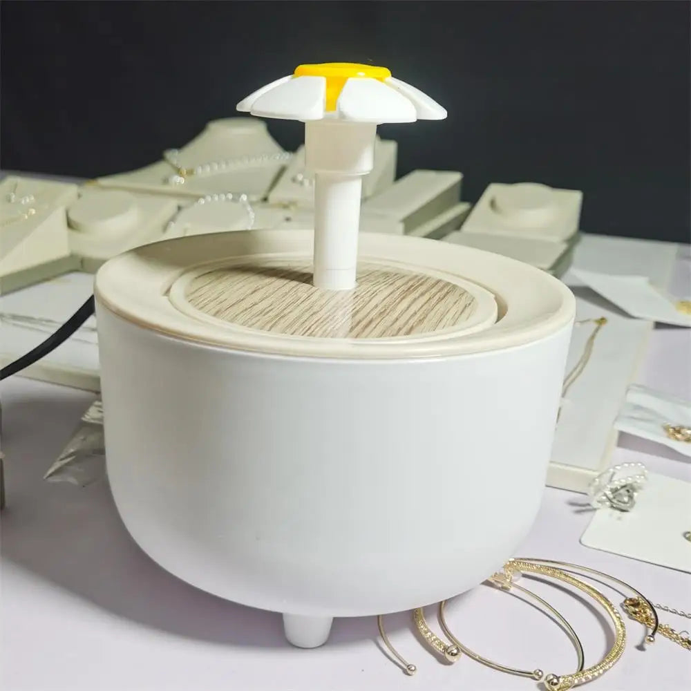 Automatic Pets Water Fountain with Quiet USB Filtration