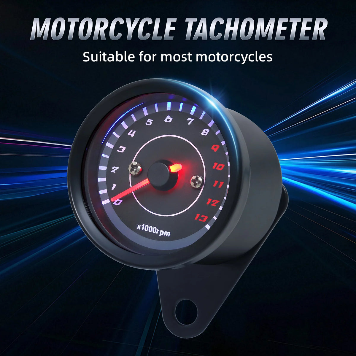 12V Motorcycle Tachometer with Backlight