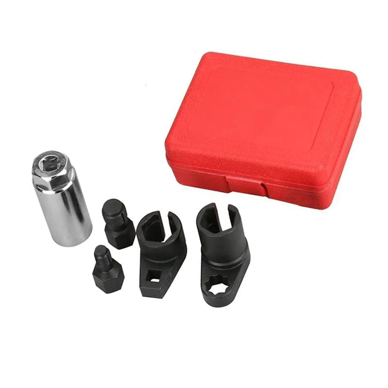 5pcs Oxygen Sensor Socket Wrench Kit for O2 Removal & Thread Repair