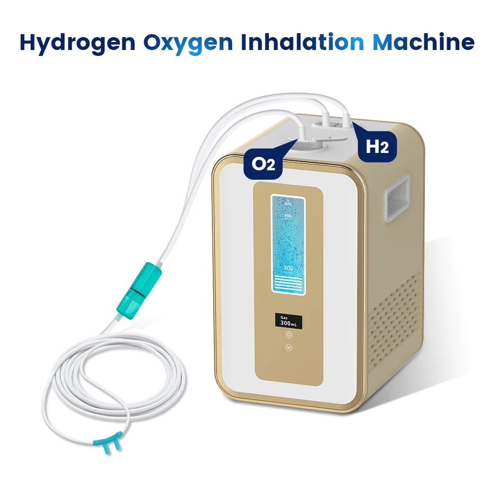 Machine d'inhalation d'hydrogène 300 ml avec double sortie et contrôle du minuteur