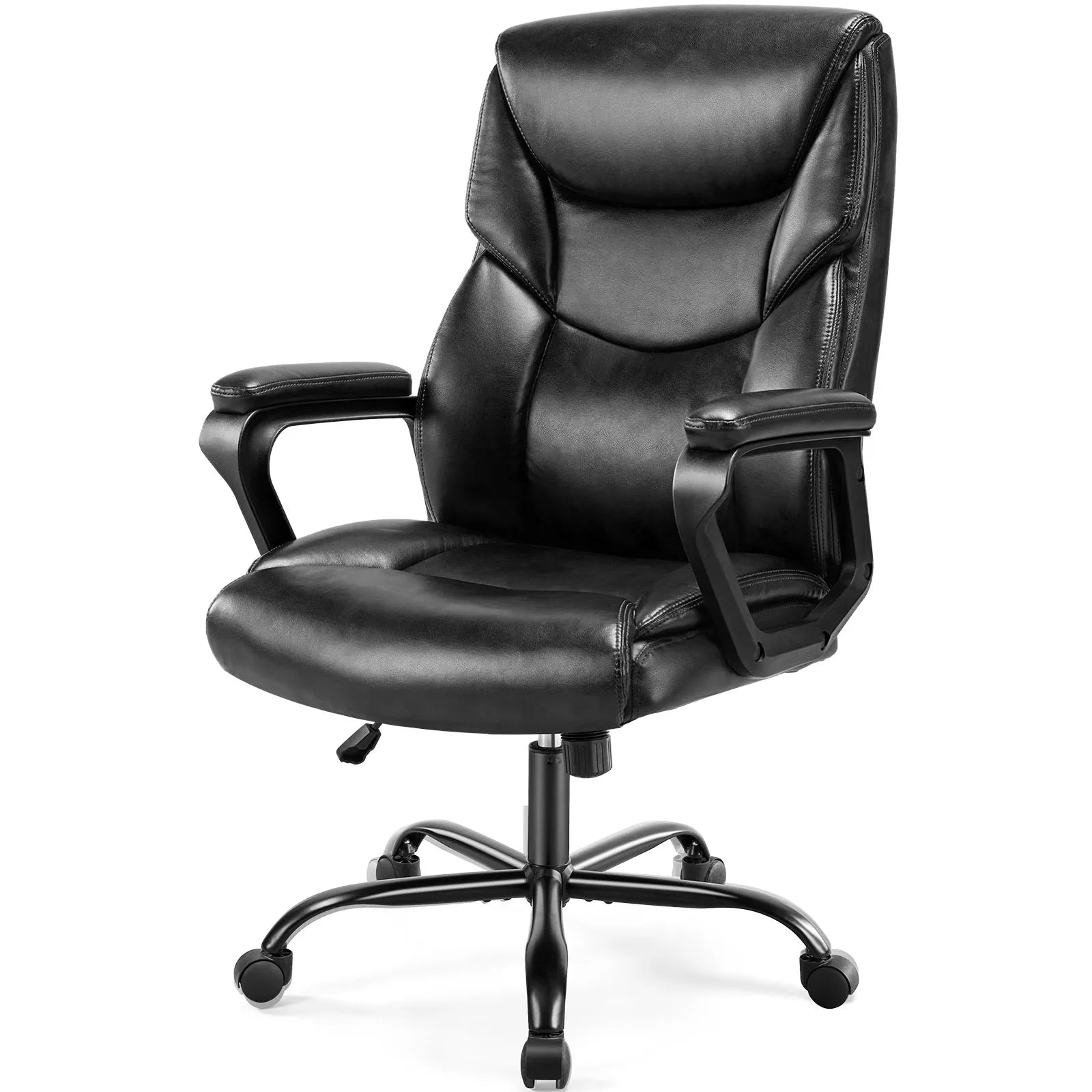 Ergonomic PU Leather Gaming Office Chair with Lumbar Support