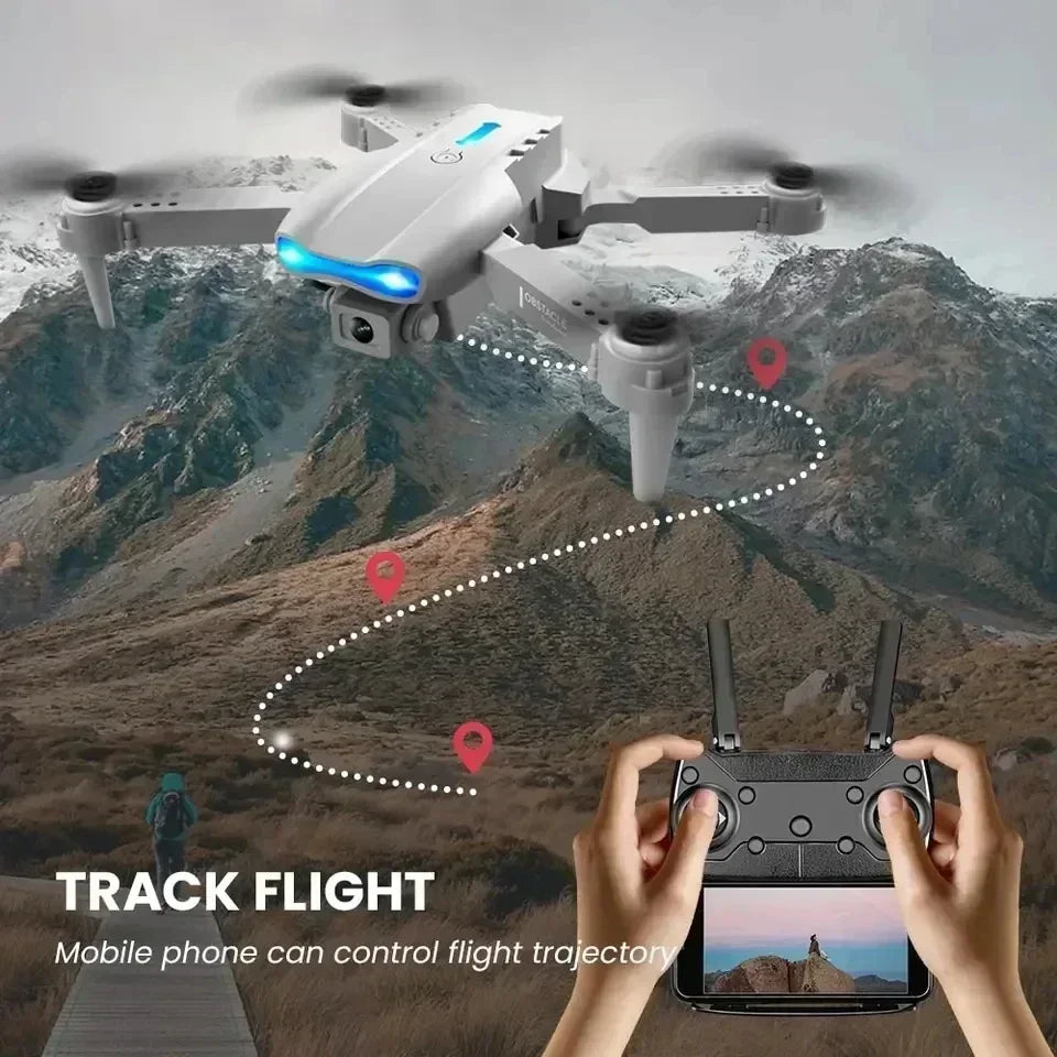 New E99 RC Drone 4K Professional Wide Angle Dual HD Camera 5G WIFI FPV Foldable Height Hold RC Helicopter