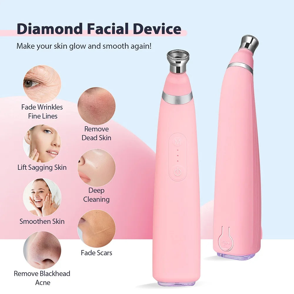 Diamantový mikrodermabrační přístroj pro hlubokou exfoliaci obličeje